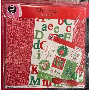 Pebbles Inc Christmas Scrapbook Kit 50620 13 piece kit
